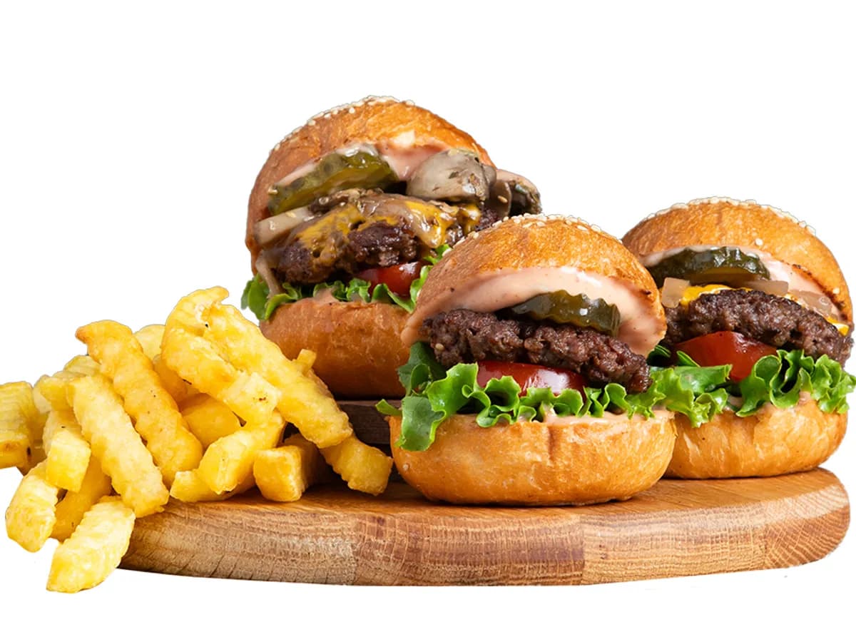 HOME 3 SHOT BURGER